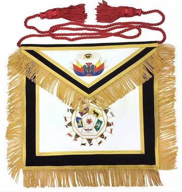 Masonic SCOTTISH RITE 32nd Degree Apron Hand Embroidery Master of Royal Secret